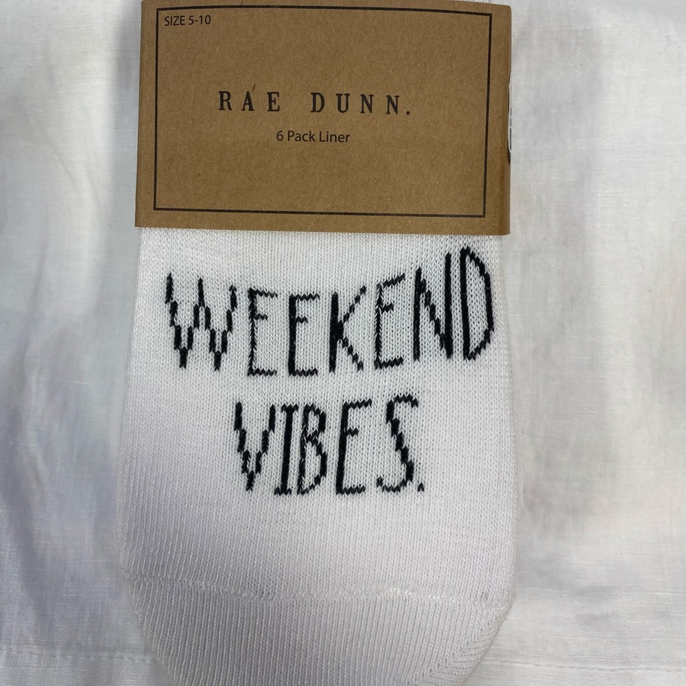 Rae Dunn liner socks